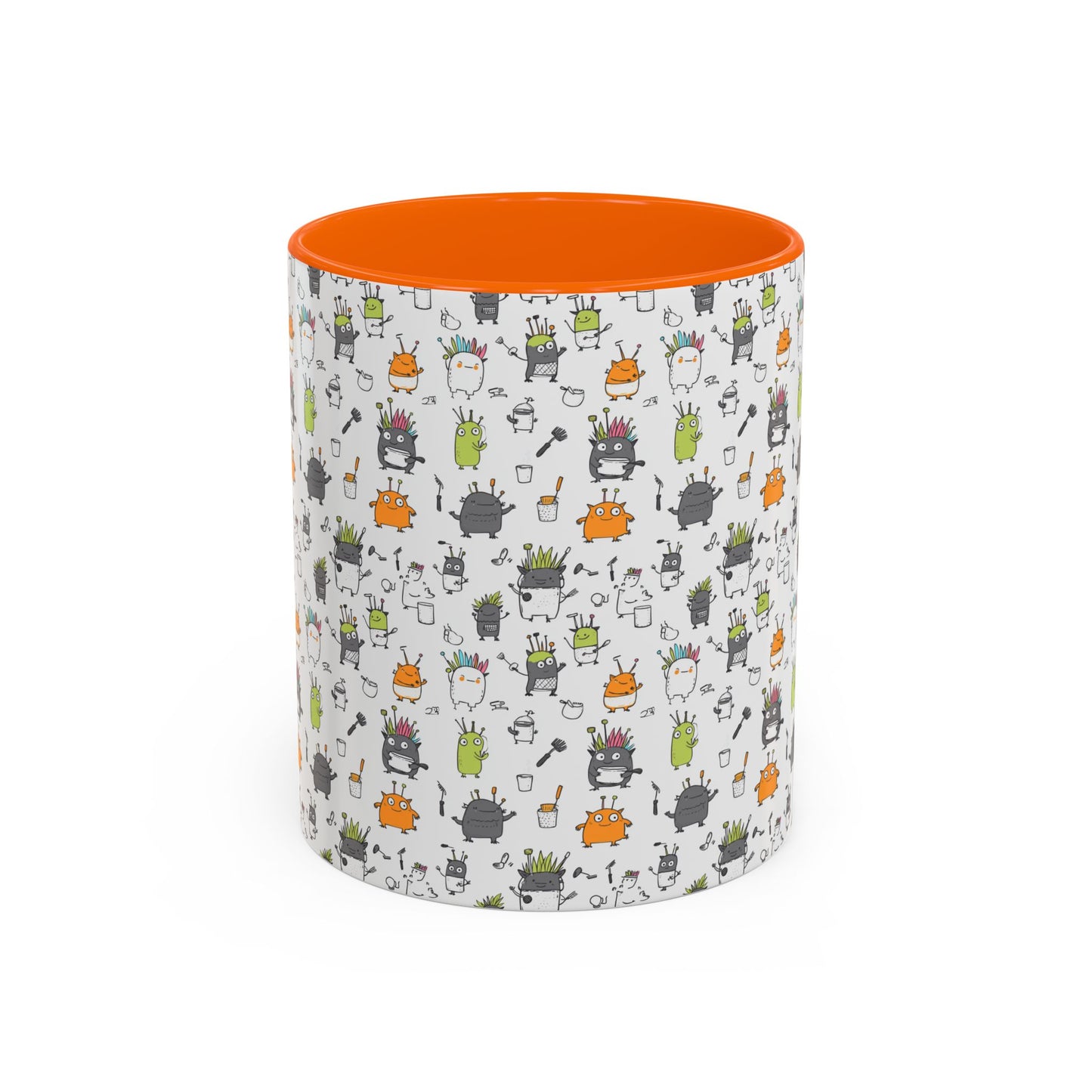 Whimsical Coffee Mug – Fun Plant and Pot Design for Coffee Lovers