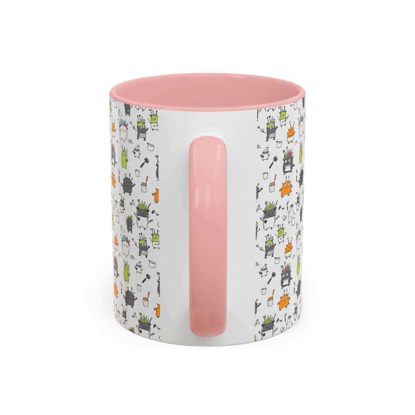 Whimsical Coffee Mug – Fun Plant and Pot Design for Coffee Lovers