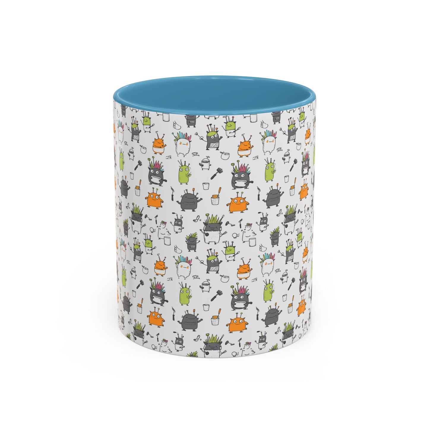 Whimsical Coffee Mug – Fun Plant and Pot Design for Coffee Lovers