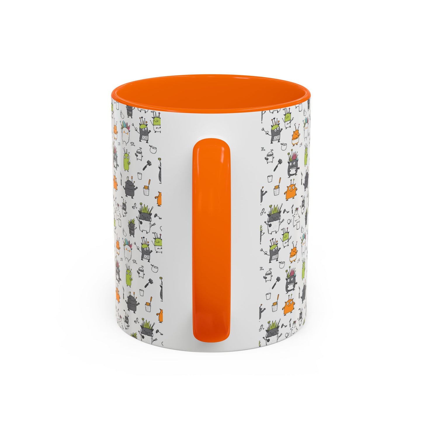 Whimsical Coffee Mug – Fun Plant and Pot Design for Coffee Lovers