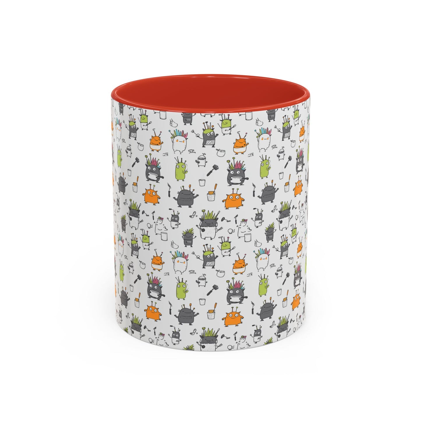 Whimsical Coffee Mug – Fun Plant and Pot Design for Coffee Lovers