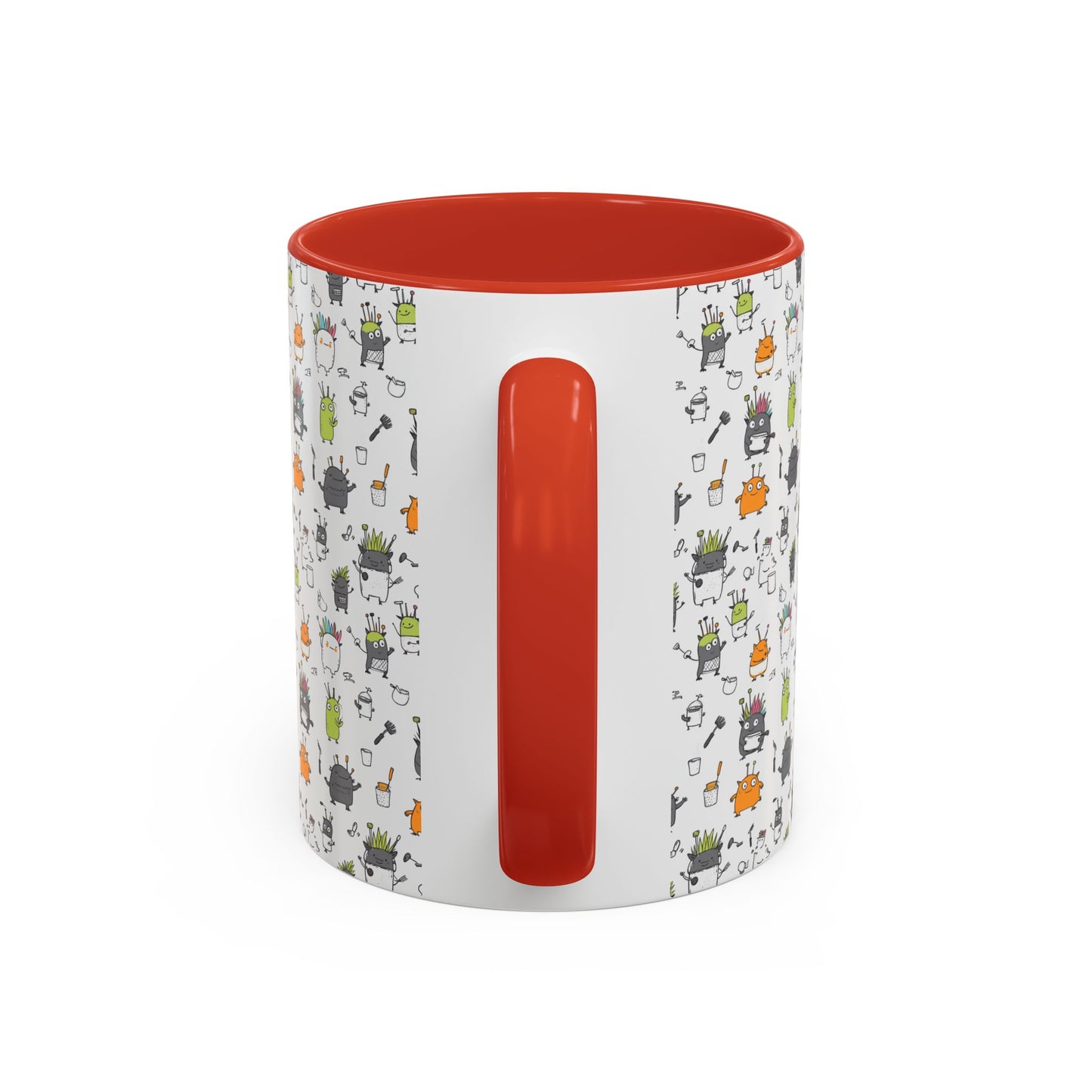 Whimsical Coffee Mug – Fun Plant and Pot Design for Coffee Lovers