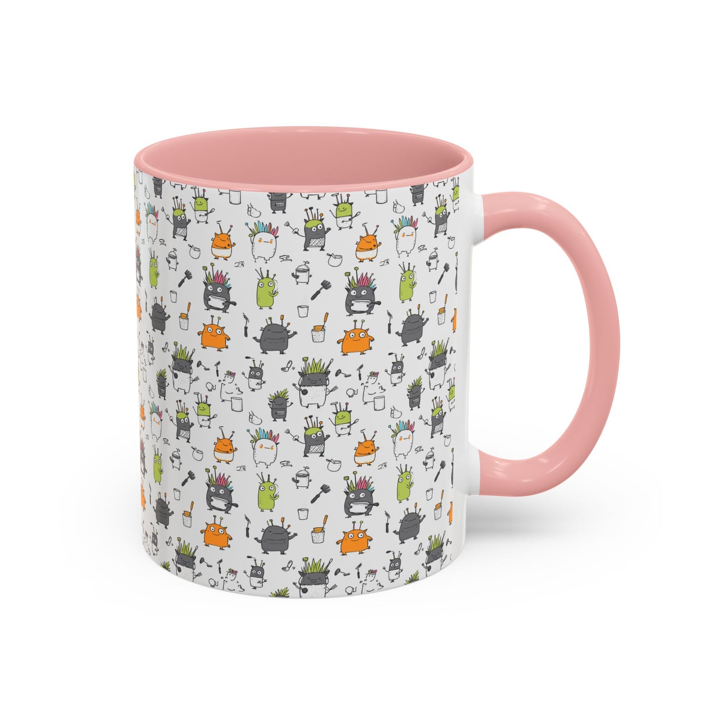 Whimsical Coffee Mug – Fun Plant and Pot Design for Coffee Lovers