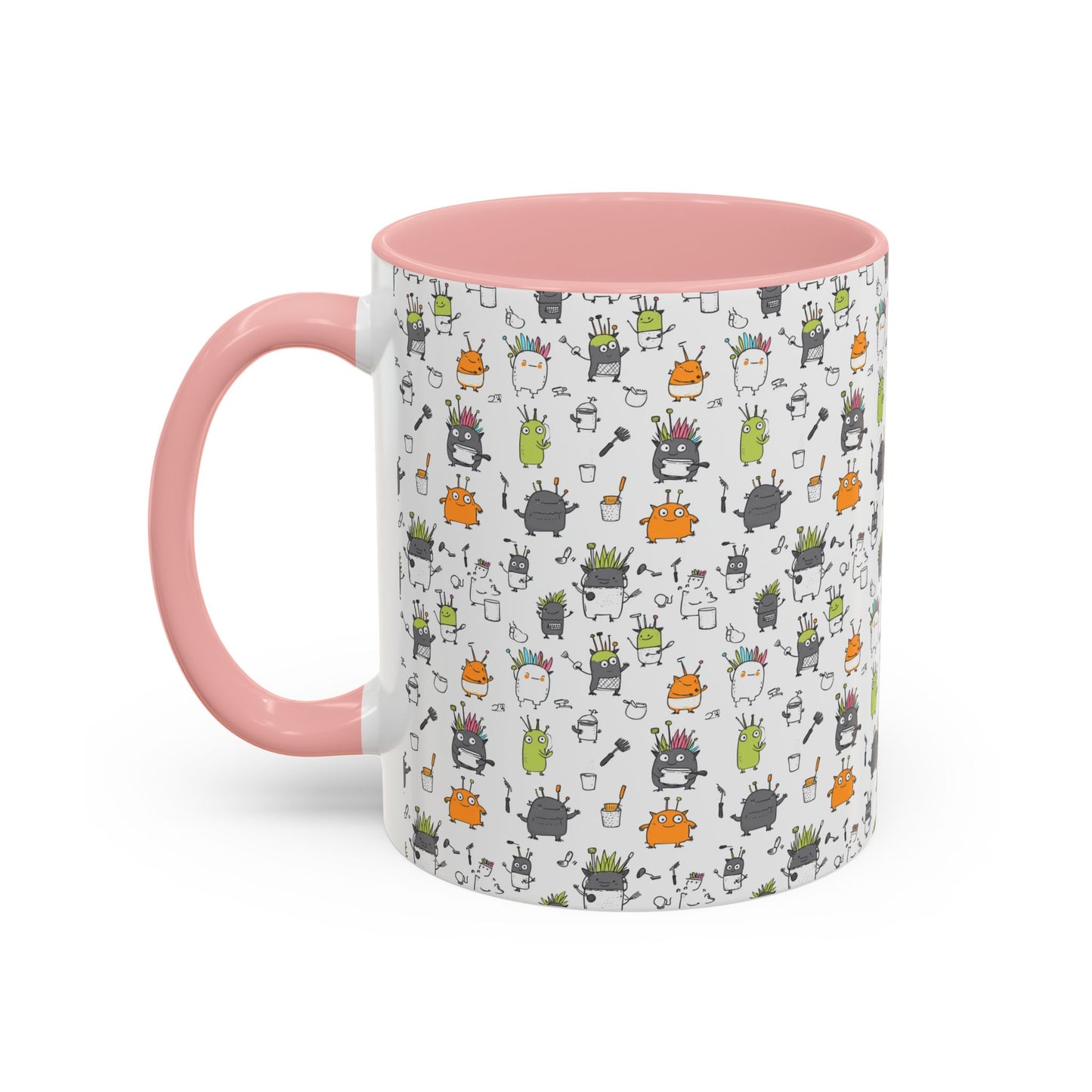 Whimsical Coffee Mug – Fun Plant and Pot Design for Coffee Lovers